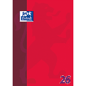 Oxford Berufsschulblock/384405026  A4 4-fach sortiert kariert 5mm/Rand 90 g/qm