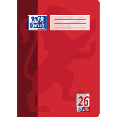 Oxford Heft/384401626 DIN A4 4-fach sortiert 26 - kariert 5mm/Rand 90 g/qm
