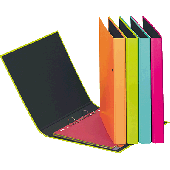 Aulfes Ringbuch A4 2-Bügel/20601-75 20mm lime