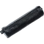 Schlamperrolle, Echt Leder/43031 ca. 21 x 6 cm schwarz 42 g
