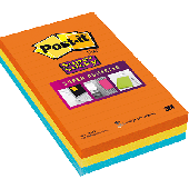 Post-it Haftnotiz SuperSticky/46453SSA 102x152 mm liniert Inh.135 Blatt