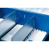 Leitz Trennwand/5262-00-00 18x10mm grau/transpartent
