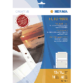Herma Einlageblätter fotophan/7587 13 x 18 quer weiß Inh.10