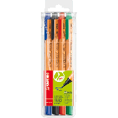 Stabilo Faserschreiber GREENpoint 4er Etui/6088/4 0,8 mm sortiert Inh.4