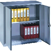 C+P Flügeltüren-Beistellschrank/1226-50 H100xB94xT40 cm lichtgrau