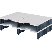 styrodoc Erweiterungsmodule DUO/268-1202.38 BxTxH 485x331x140mm grau/blau