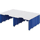 styrodoc Erweiterungsmodule DUO/268122138 BxTxH 485x331x140 grau/blau Kunststoff