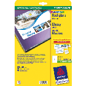 Avery Zweckform Etiketten Glossy/L7767-40 210,0 x 297,0 mm weiß glänzend  Inh.40