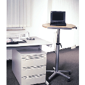 MAUL Ergonomisches Stehpult/9304070 silber/buche