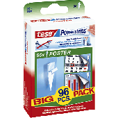Tesa Powerstrips Poster/58213-00000-02 weiß Inh.96 Strips