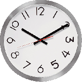 Unilux Wanduhr MAXI/72325 40 cm metallgrau