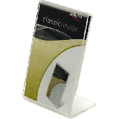 Deflecto Info- und Preisaufsteller/DE480701 DIN A8 hoch transparent Inh.10