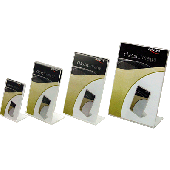 Deflecto Info- und Preisaufsteller/DE480401 DIN A7 quer transparent Inh.10