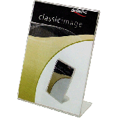 Deflecto Info- und Preisaufsteller/DE480301 90x60 mm transparent Inh.10
