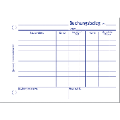 Zweckform Buchungsbelege/309 DIN A6 quer weiß Inh.50 Blatt