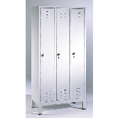 EVOLO Garderobenschrank/48010-30-7035 H185xB90xT50 cm lichtgrau
