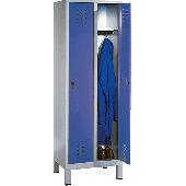 EVOLO Garderobenschrank/48010-20-7035 H185xB61xT50 cm lichtgrau/blau