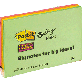 Post-it Meeting Notes/6445-4SS 149x98mm sortiert Inh.4
