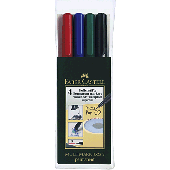 Faber-Castell Multimark Permanent S/152304 sortiert Inh.4