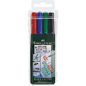 Faber-Castell Multimark Non-Permanent S/152404 sortiert Inh.4