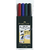 Faber-Castell Multimark Permanent F/151304 sortiert Inh.4