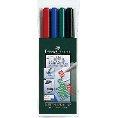 Faber-Castell Multimark Non-Permanent F/151404 sortiert Inh.4