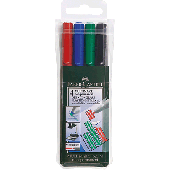 Faber-Castell Multimark Non-Permanent M/152604 sortiert Inh.4