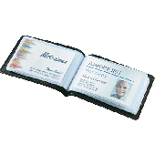 Sigel Visitenkartenetui/VZ201 90 x 58 mm schwarz für 40 Karten