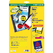 Avery Zweckform Etikett/L7263Y-25 99,1 x 38,1mm neongelb DIN A4 Inh.350