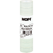 Nopi Klebeband/57884-00000-00 10m x 15mm transparent 26 mm Inh.10