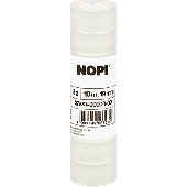 Nopi Klebeband/57887-00000-00 10m x 19mm transparent 26 mm Inh.8