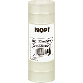 Nopi Klebeband/57888-00000-00 33m x 19mm transparent 26 mm Inh.8