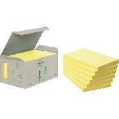 Post-it Haftnotizen Recycling/6551B 127 x 76 mm gelb Inh.6