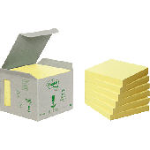 Post-it Haftnotizen Recycling/6541B 76 x 76 mm gelb Inh.6