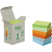 Post-it Haftnotizen Recycling/6531GB 38 x 51 mm Pastell  Inh.6