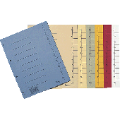 Bene Trennblätter A4 durchgefärbt/97300 blau Inh.100