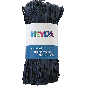 Heyda Naturbast/204887793 30 m marineblau 50 g