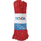 Heyda Naturbast/204887791 30 m rot 50 g