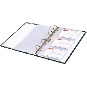 bene Ersatz-Visitenkartenhüllen für Visitenkartenbücher A5/221309 transparent Inh.10