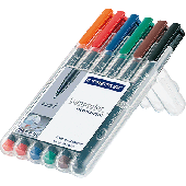 Staedtler Folienschreiber/318 WP6 sortiert Inh.6
