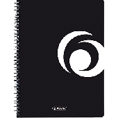 Herlitz Collegeblock x.book pro/11155827 DIN A5 schwarz kariert Inh.80