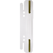 M&M Einhängeheftstreifen/61340113SP B38 x H159 mm weiß Kunststoff/Metall Inh.25