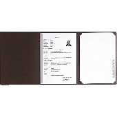 Brause Bewerbungsmappen mit Klemmschiene/38601B schwarz