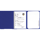 Brause Bewerbungsmappe mit Klemmschiene/38602B blau
