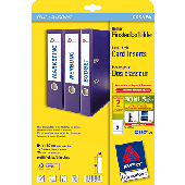 Avery Zweckform Einsteckrückenschilder/C32267-25  54x190mm weiß Karton 170g Inh.125