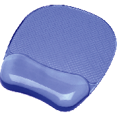 Maus Pad mit Handgelenkauflage Transparentes Gel blau/91141 230x200x25 Inh.1