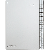 Pagna Pultordner A-Z/24249-14 265x340x30mm silber A-Z, 24-teilig