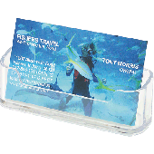 Deflecto Visitenkartenhalter/DE70101 96x35x45mm glasklar 1 Fach