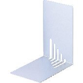 Maul Buchstützen 3501095 HxBxT 140x85x140mm silber Inh.2 Stück