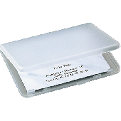 Sigel Visitenkartenbox/VA140 89 x 57 mm transparent, matt Inh.für 25 Karten